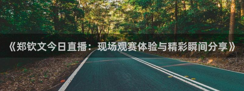 51视频在线直播nba：《郑钦文今日直播：现场观赛体验与精彩瞬间分享》